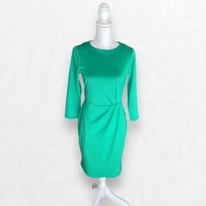 Green 3/4 Sleeve Dress